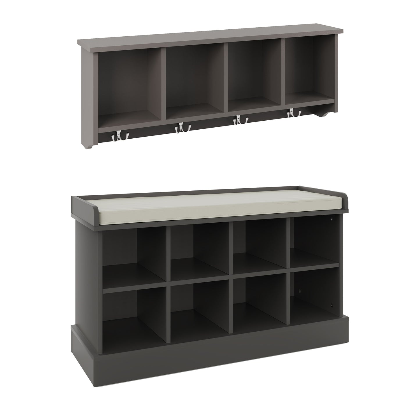 Kempton Shoe Storage Grey 12 Shelves Primary Image