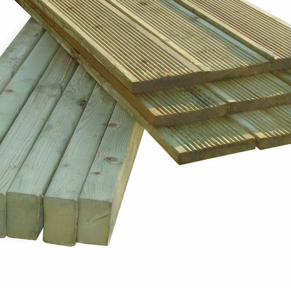 Shire Decking Kit 2.4m x 4.8m with 28mm Boards