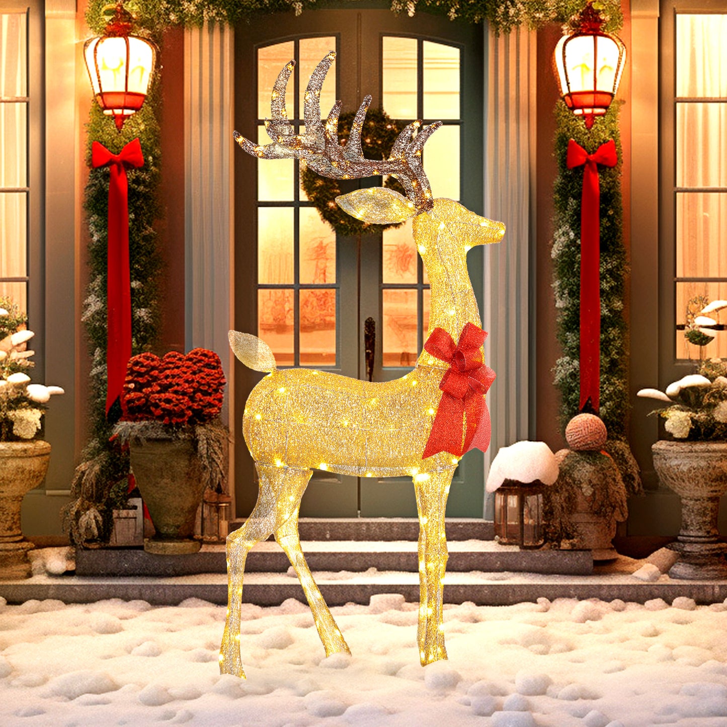 Christmas Feature Light Warm White Outdoor 137 LED - 1.35m