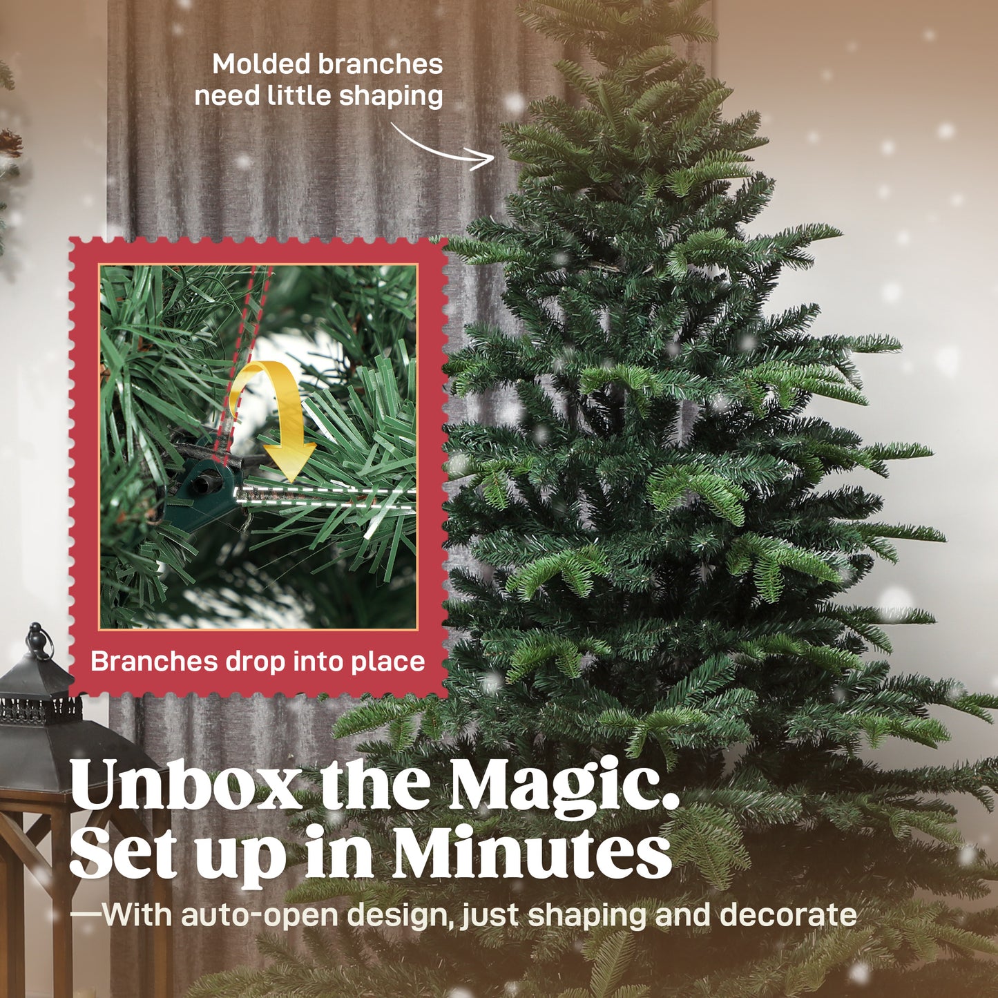 5ft Christmas Tree Artificial -  772 Tips