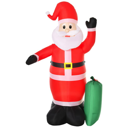 7.5 Foot Inflatable Christmas Santa Claus with LED Air Blown Xmas Décor Holiday Outdoor Yard Decoration Primary Image