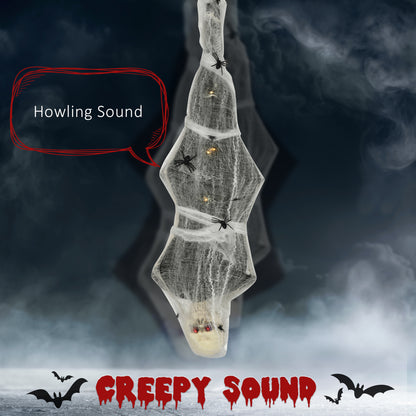 Animated Skeleton Halloween Decoration - 142cm