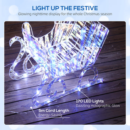 2 Piece Christmas Feature Light Warm White Indoor 170 LED