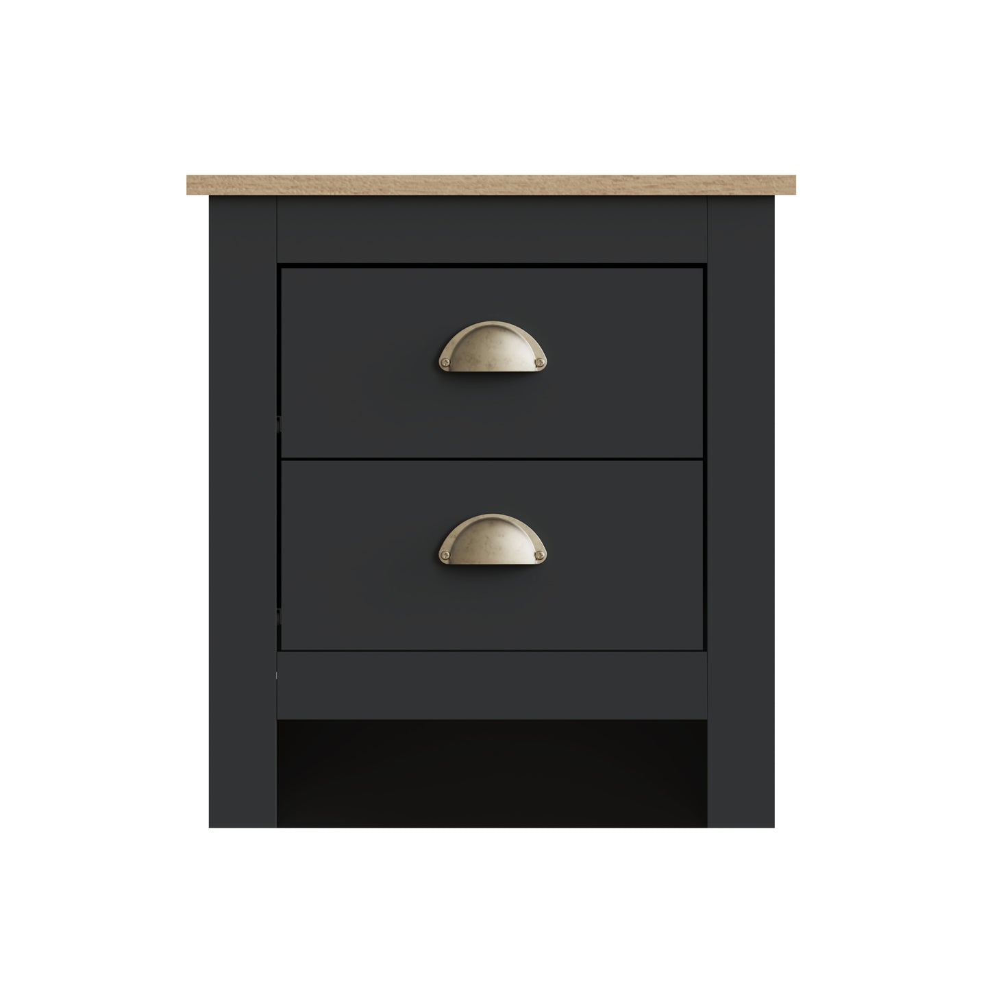 Lancaster 4 Piece Bedroom Furniture Set Black