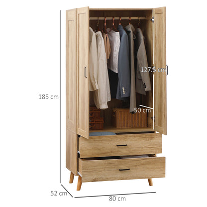 2 Door Wardrobe