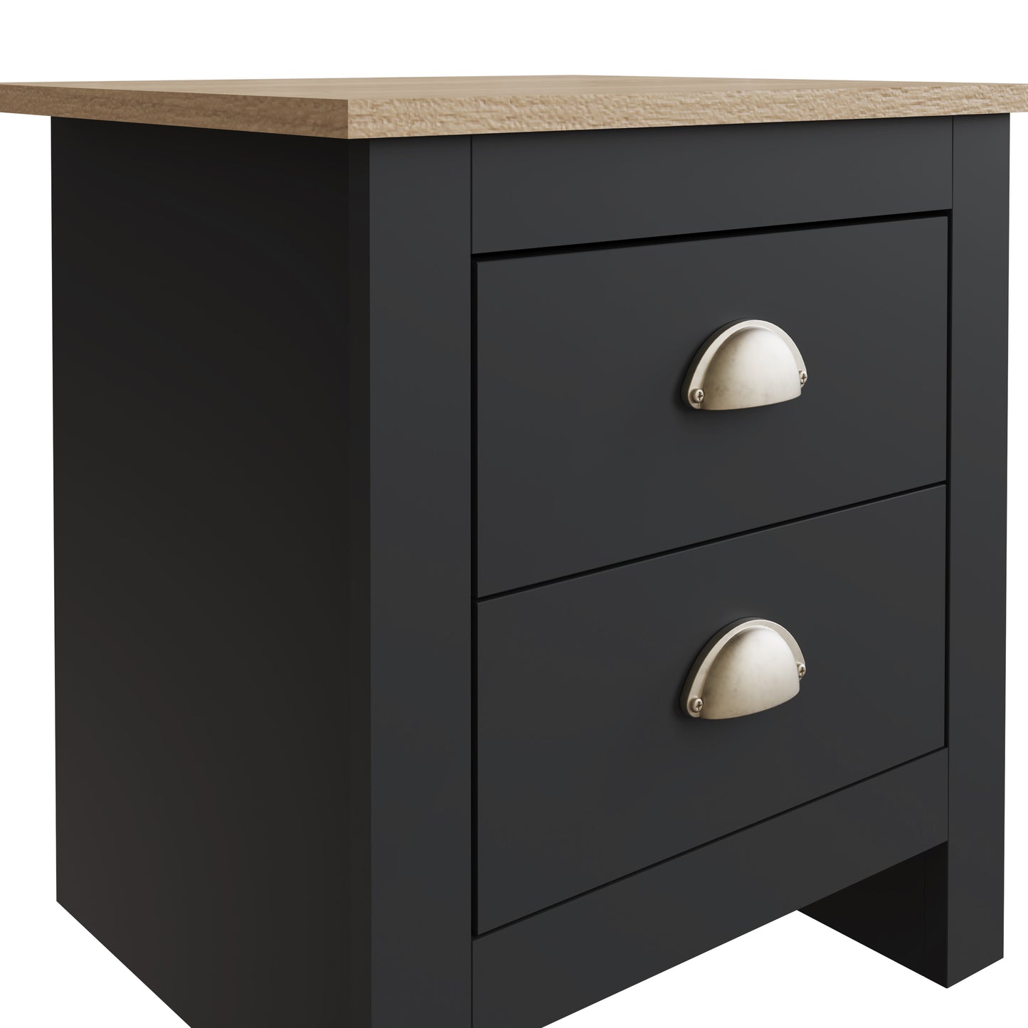 Lancaster 4 Piece Bedroom Furniture Set Black