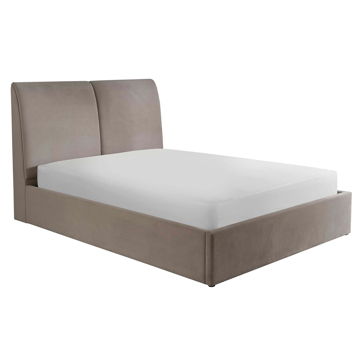 Montrel Double Ottoman Bed Natural 5 x 7ft
