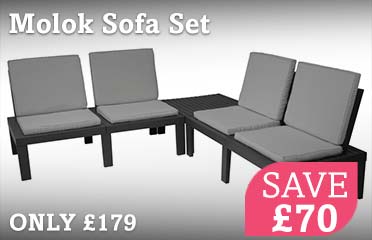 Molok Patio Sofa Set. Save £70