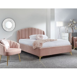 Pettine Pink 1 Door End Lift Ottoman King Size Bed