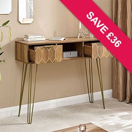 ORLEANS 2 DRAWER CONSOLE TABLE MANGO
