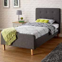 Ashbourne Single Bed Grey