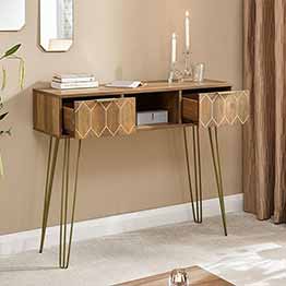 Orleans 2 Drawer Console Table Mango
