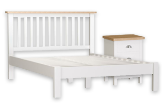 white furniture - white and oak bedroom furniture