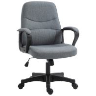 See more information about the Vinsetto Office Chair With Massager Lumbar High Back Ergonomic Support Office 360 Swivel Chairs Adjustable Height Backrest Grey