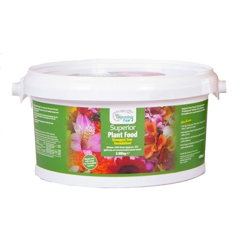 Blooming Fast Superior Soluble Fertiliser 1.25kg