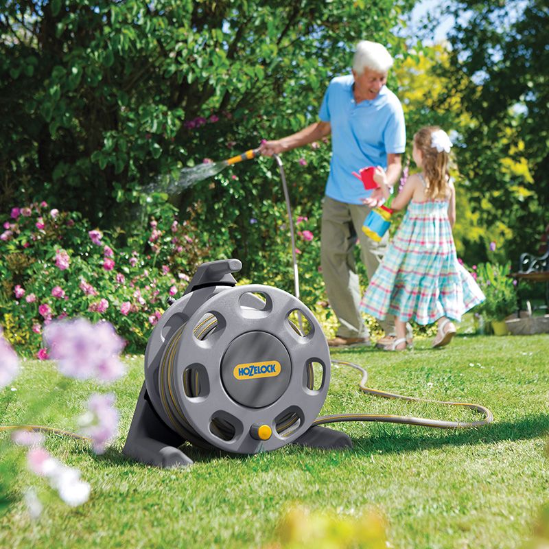 Buy Hozelock Compact Garden Hose And Reel 25m - Online at Cherry Lane