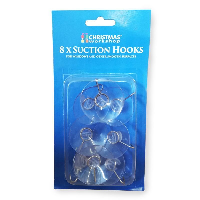 8 Suction Hooks 42mm