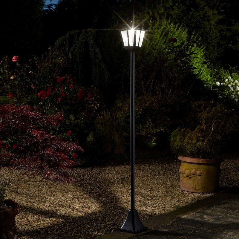 Solar Garden Light Lamp Post Decoration White LED - 174cm Super Smart by Smart Solar