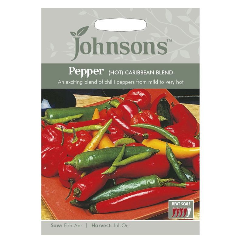 Johnsons Pepper Hot Caribbean Blend Seeds