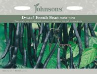 Johnsons Dwarf French Bean Purple Teepee Seeds