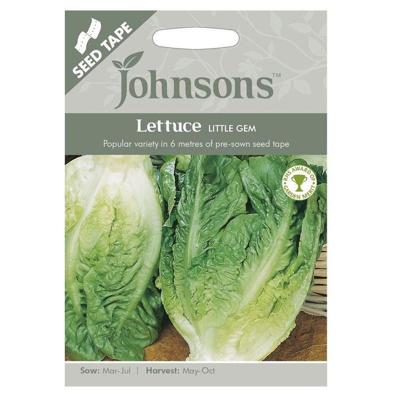 Johnsons Lettuce Little Gem Seed Tape Seeds