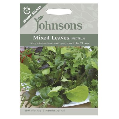 See more information about the Johnsons Speedy Salads Mixed Leaves Spectrum Seeds
