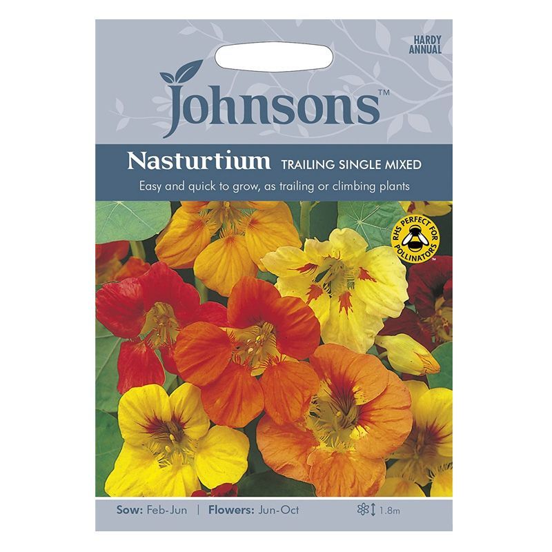 Johnsons Nasturtium Trailing Sing Seeds