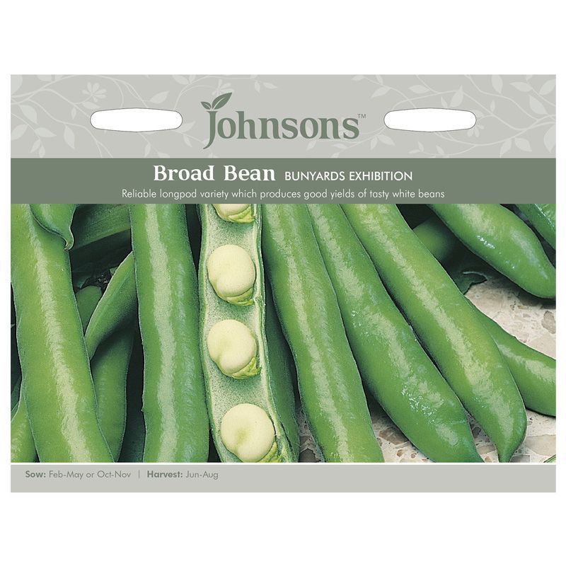 Johnsons Broad Bean Bunyards Exhibition Seeds