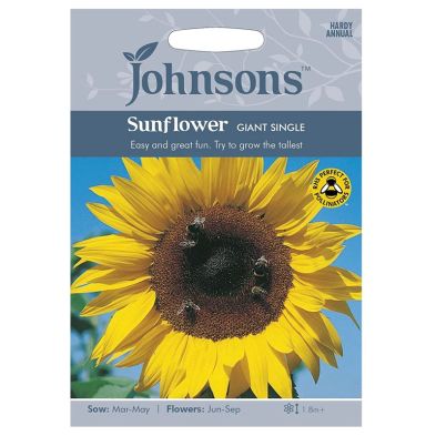 Image of Johnsons Sunflower Giant Single Seeds