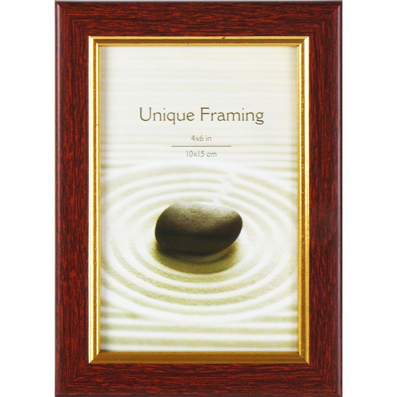Unique Framing Mahogany Photograph Frame 6 x 4