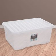See more information about the 45L Wham Clear Crystal Stacking Storage Clear Box & Lid