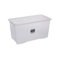 See more information about the 110L Wham Crystal Stacking Storage Clear Box & Clip Lid