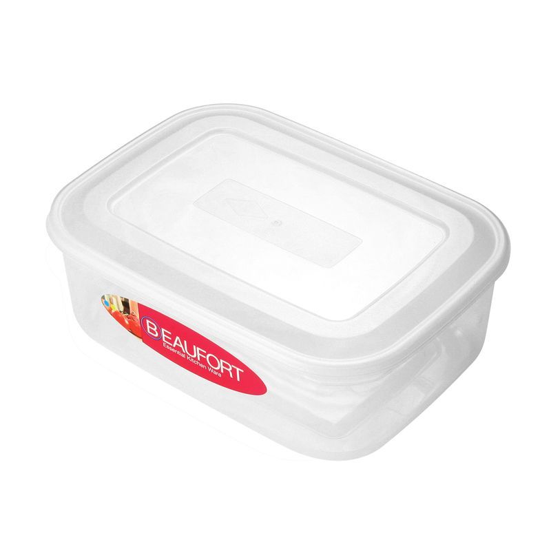 Plastic Food Container Rectangle 4.5 Litres - Clear by Beaufort