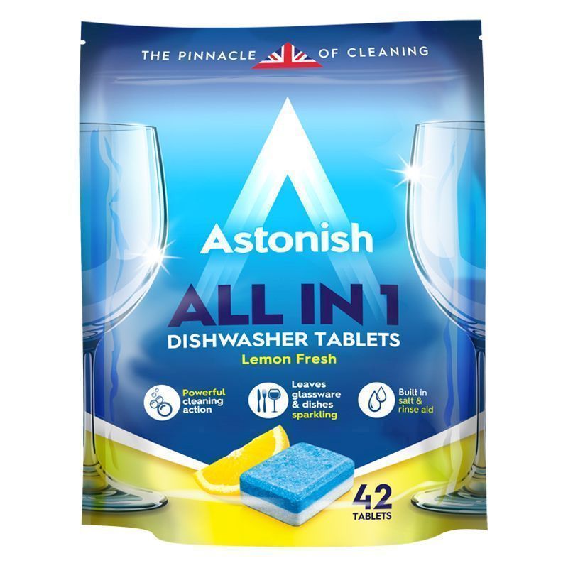 Astonish All in 1 Dishwasher Tablets 42 Pack