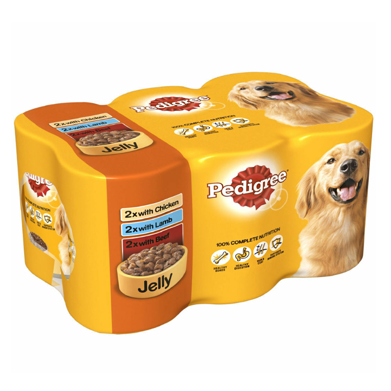 Pedigree Mixed Selection In Jelly Dog Food 6 Pack