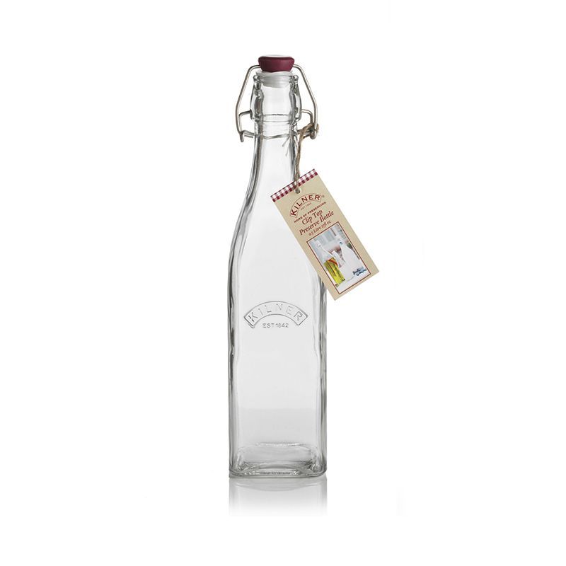 Glass Bottle Clip-top Lid 550ml - Clear by Kilner