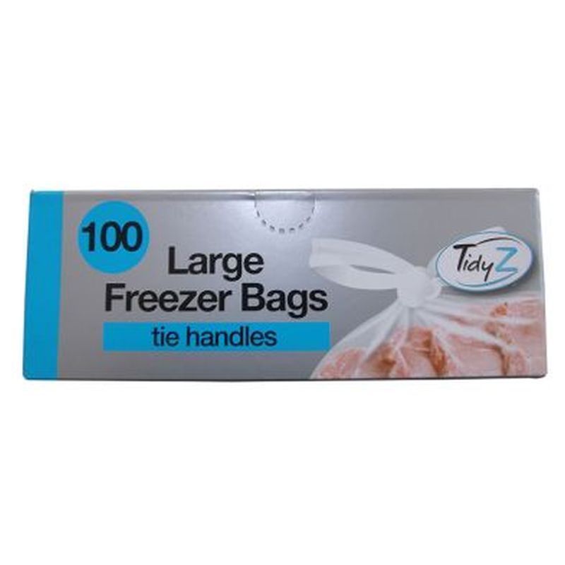 100 Freezer Bag Tie Handles