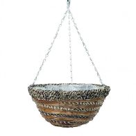 See more information about the 12Inch African Hanging Basket  - Variegated Design