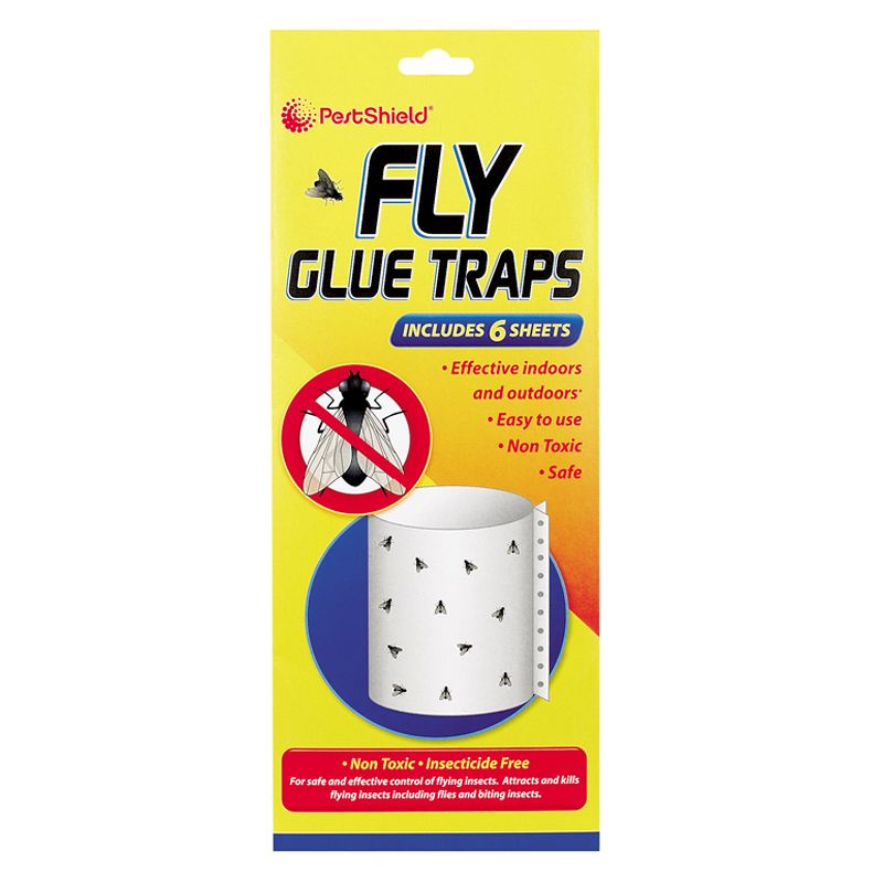 PestShield 6 Pack Fly Glue Traps