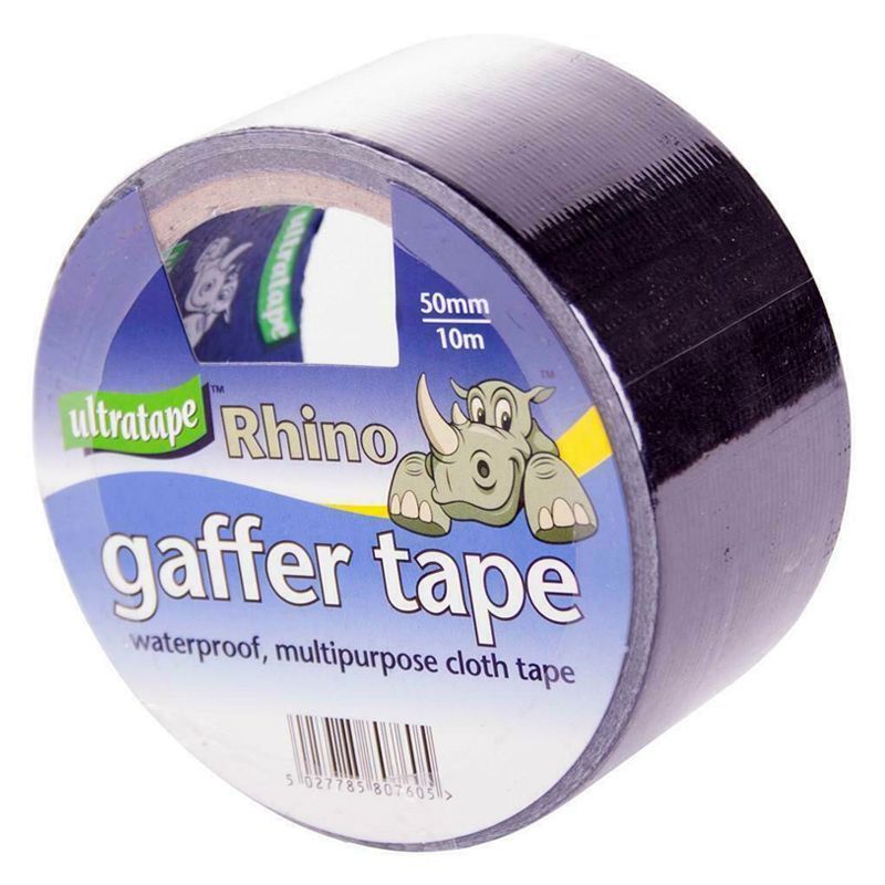 Ultratape Rhino Gaffer Tape 50mm x 10m - Black