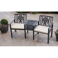 See more information about the Coalbrookdale Duo Garden Tete a Tete by Greenhurst - 2 Seats