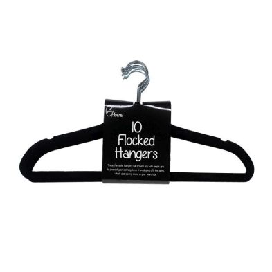 10 Pack of Hangers - Black