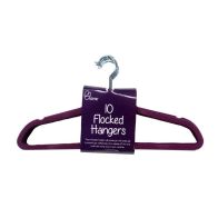 10 Pack of Hangers - Purple
