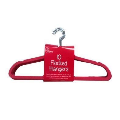 10 Pack of Hangers - Red