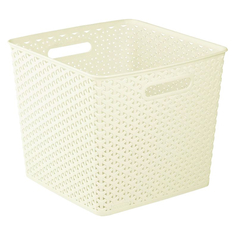 Plastic Basket 25 Litres - Cream My Style by Curver
