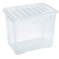 See more information about the Plastic Storage Box 80 Litres Large - Clear by Premier
