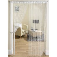 See more information about the White & Silver String Door Curtain 90 x 200cm