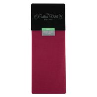 See more information about the Cotton Mill Raspberry King Poly Cotton Fitted Sheet
