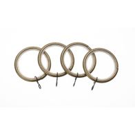 See more information about the Universal 19mm Antique Brass Metal Curtain Rings 4 Pack