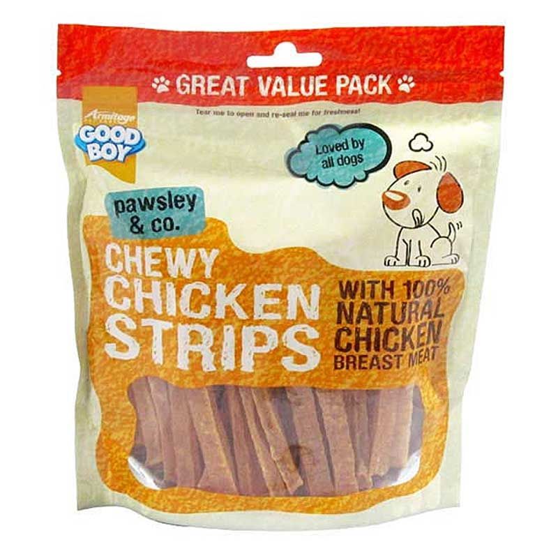 Good Boy Chewy Chicken Strips Jumbo Pack 350g